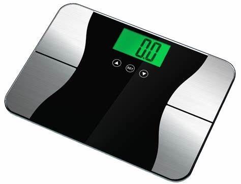 Clear Electronic Weighing Scale 3mm Rectangle Tempered Glass